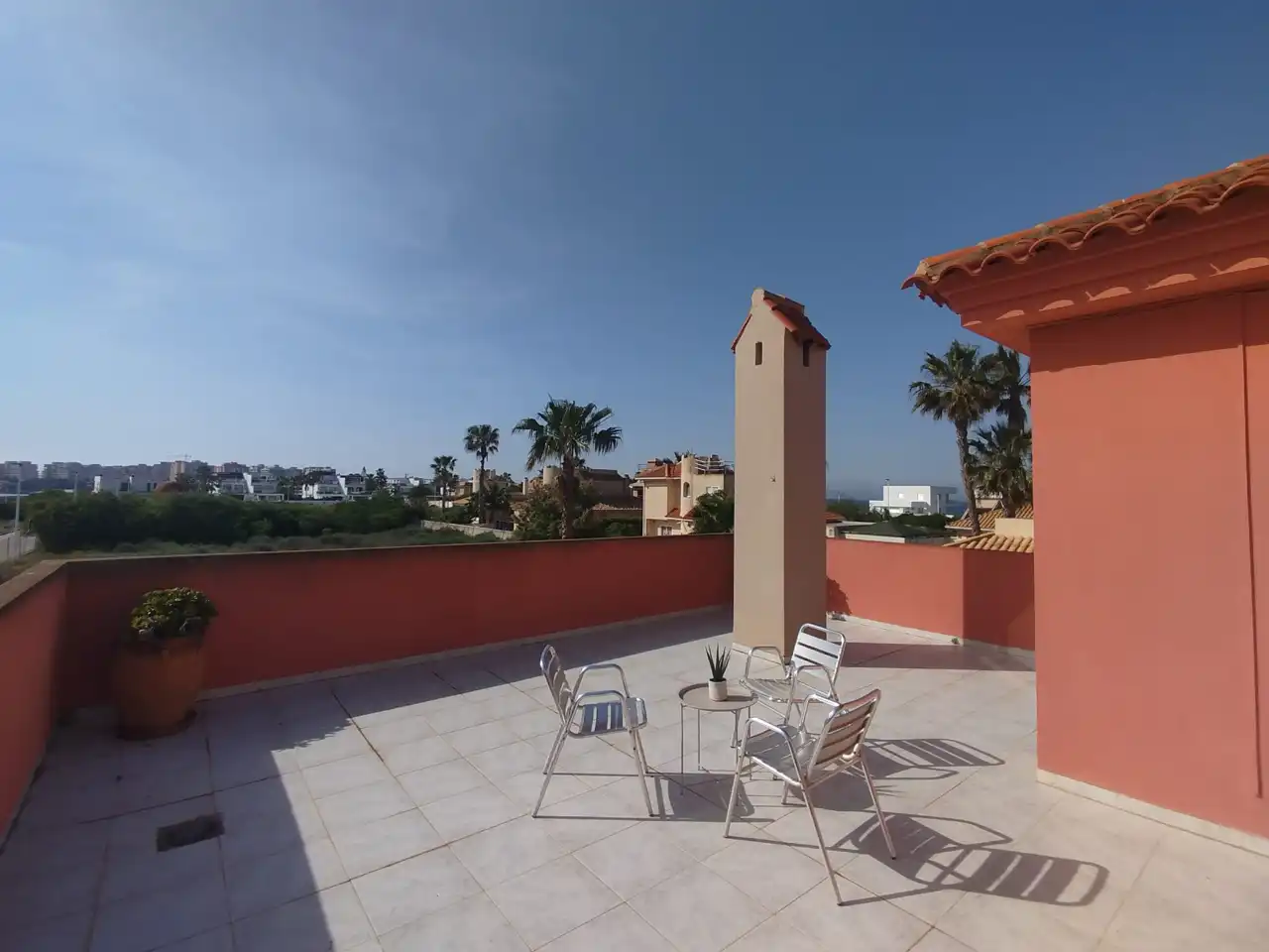 Terraza de Casa o chalet en venta en La Manga del Mar Menor con Aire acondicionado, Calefacción y Jardín privado
