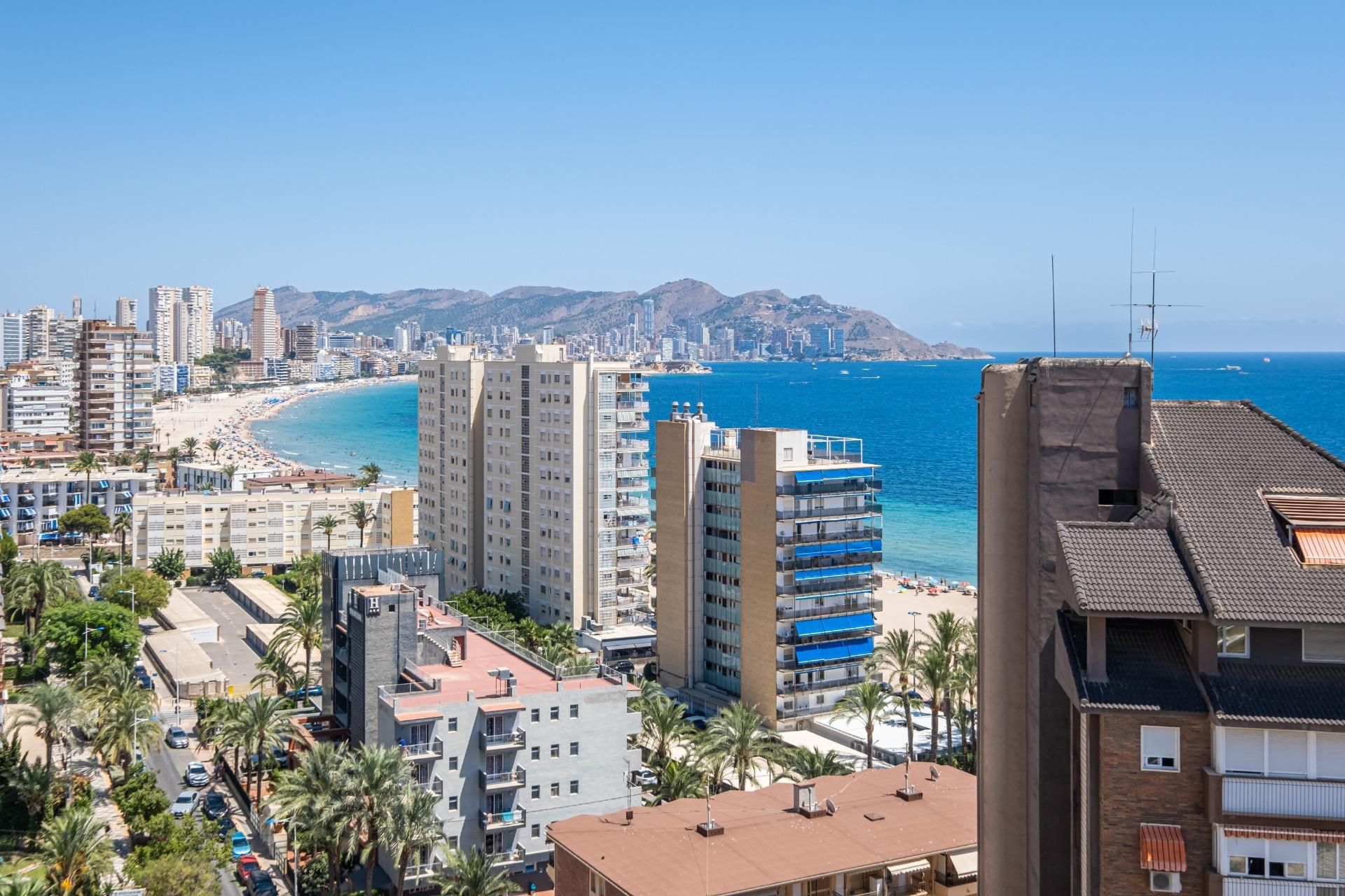 Exterior view of Attic for sale in Benidorm  with Air Conditioner, Heating and Private garden