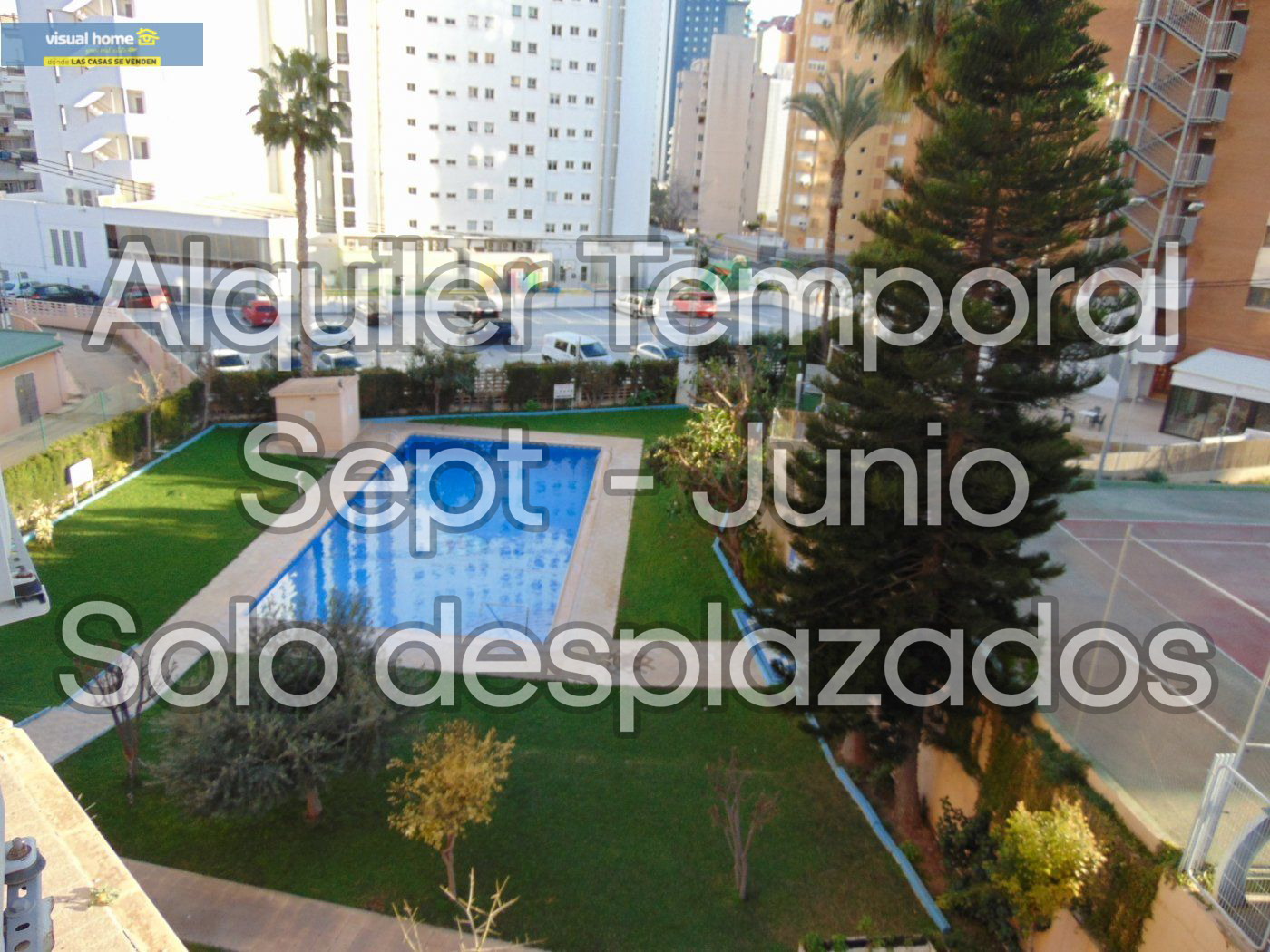 Piscina de Estudio de alquiler en Benidorm con Aire acondicionado, Calefacción y Piscina