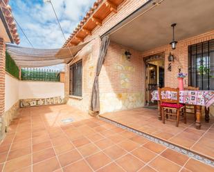 Terrace of Single-family semi-detached for sale in Villanueva de Bogas  with Air Conditioner, Heating and Private garden