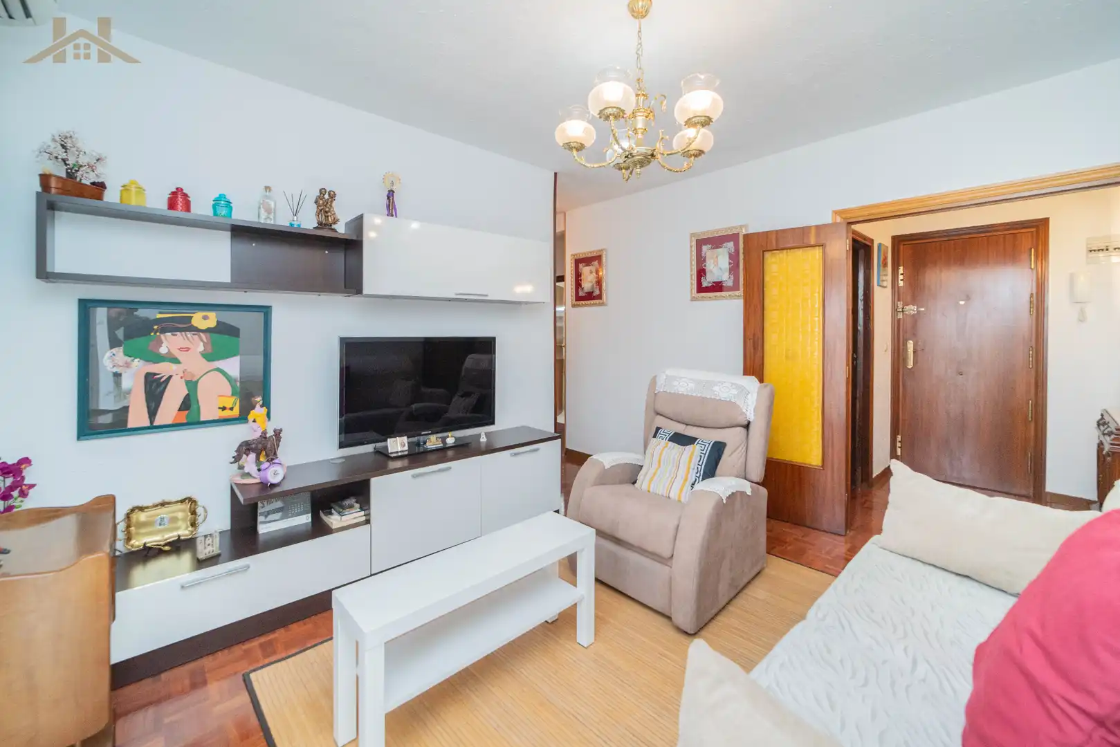 Sala d'estar de Pis en venda en Alcorcón amb Aire condicionat, Calefacció i Terrassa
