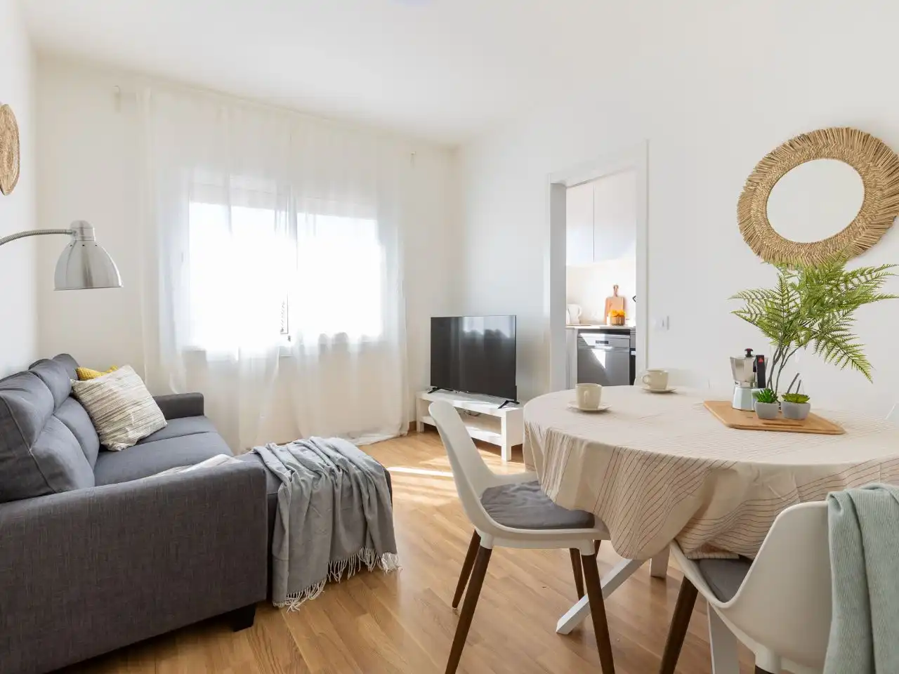 Sala d'estar de Pis en venda en Terrassa amb Aire condicionat i Terrassa