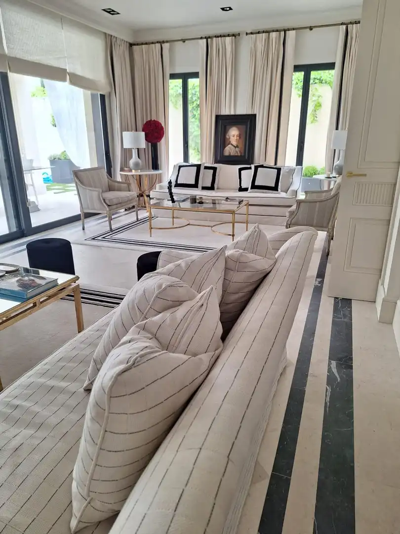 Wohnzimmer von Haus oder Chalet zur Miete in Madrid mit Klimaanlage, Heizung und Privatgarten