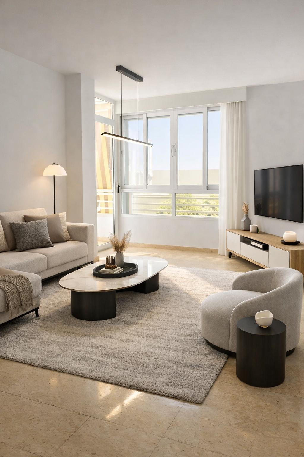 Sala de estar de Piso en venta en Málaga Capital con Aire acondicionado, Terraza y Trastero