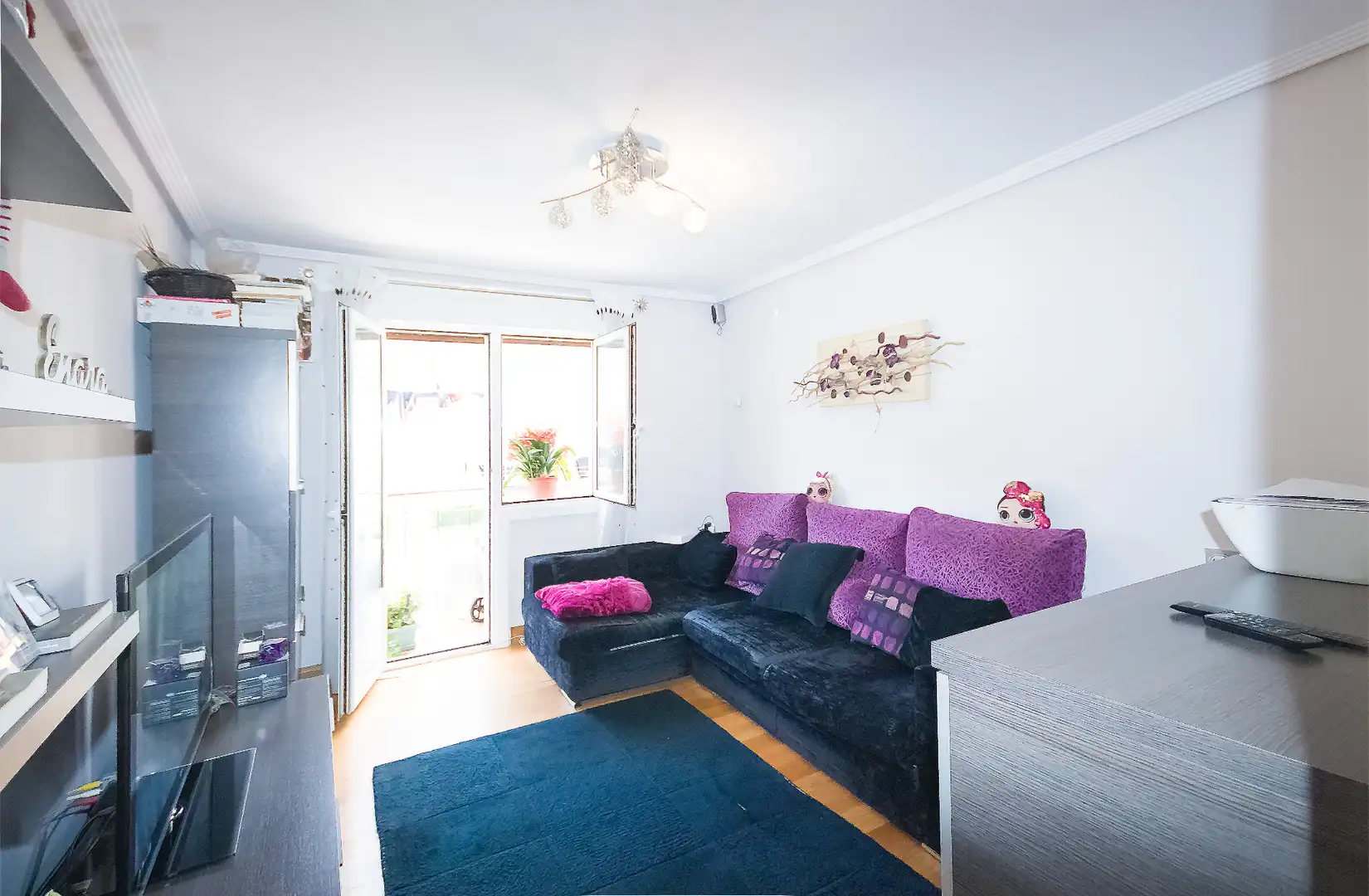 Sala de estar de Piso en venta en Ibarra con Calefacción, Amueblado y Horno