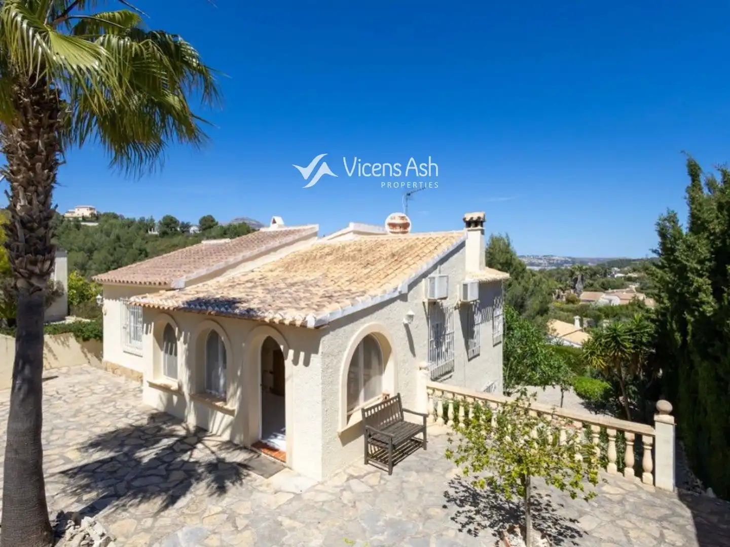 Exterior view of Houses for sale in Jávea / Xàbia  with Air Conditioner, Heating and Terrace