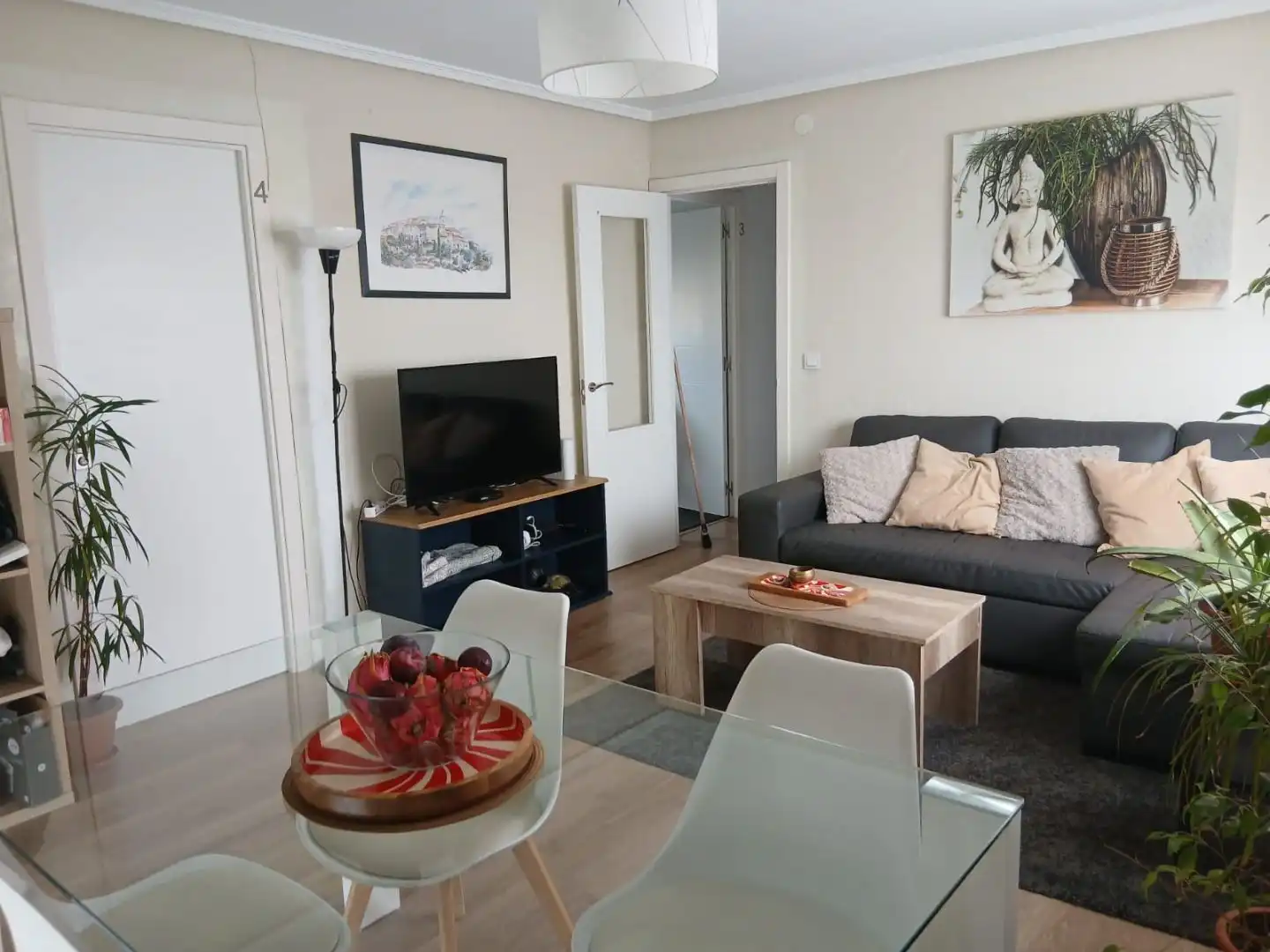 Living room of Flat for sale in Alicante / Alacant  with Air Conditioner, Terrace and Balcony