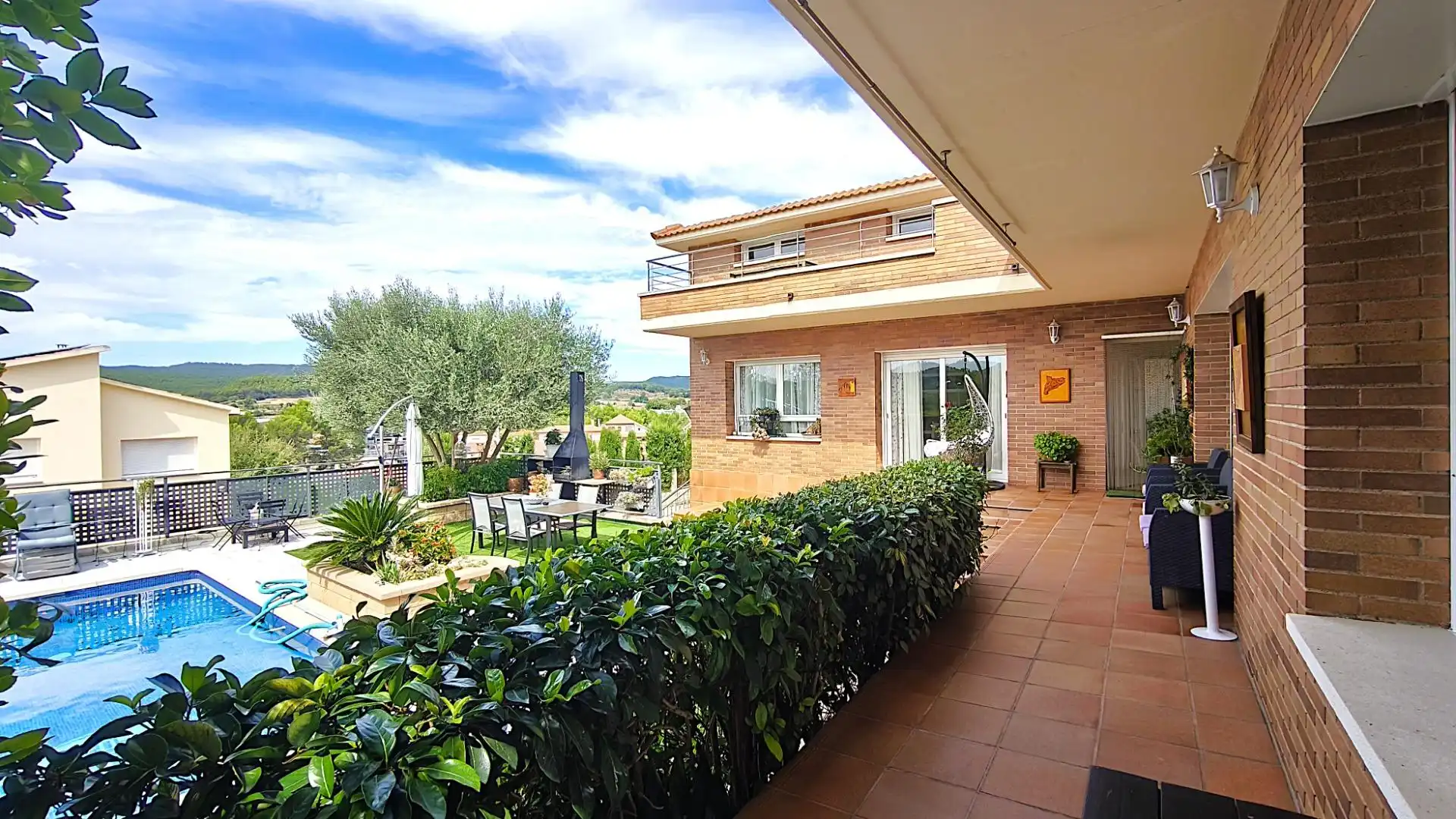 Garten von Haus oder Chalet zum Verkauf in Sant Salvador de Guardiola mit Privatgarten, Terrasse und Schwimmbad