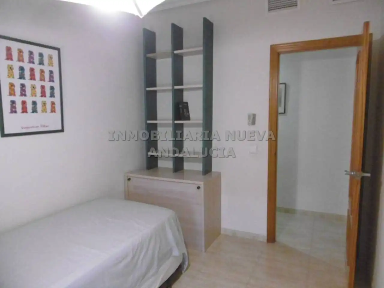 Schlafzimmer von Wohnung zur Miete in Almería mit Klimaanlage, Heizung und Terrasse