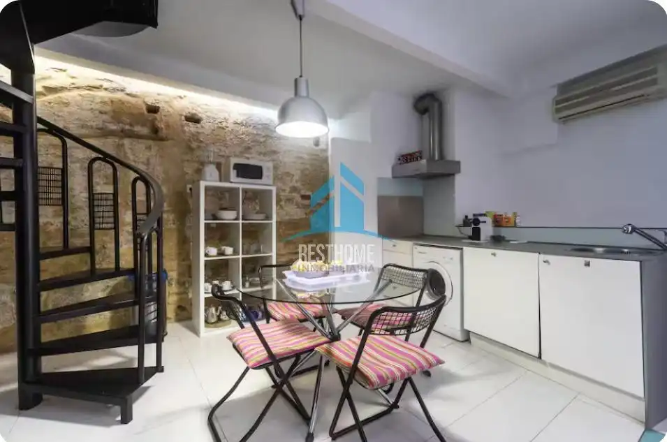 Kitchen of Houses for sale in Valencia  with Air Conditioner, Terrace and Furnished