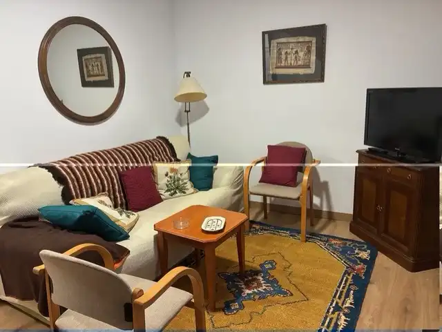 Sala de estar de Finca rústica de alquiler en Cabezón de la Sal con Trastero, Amueblado y Horno