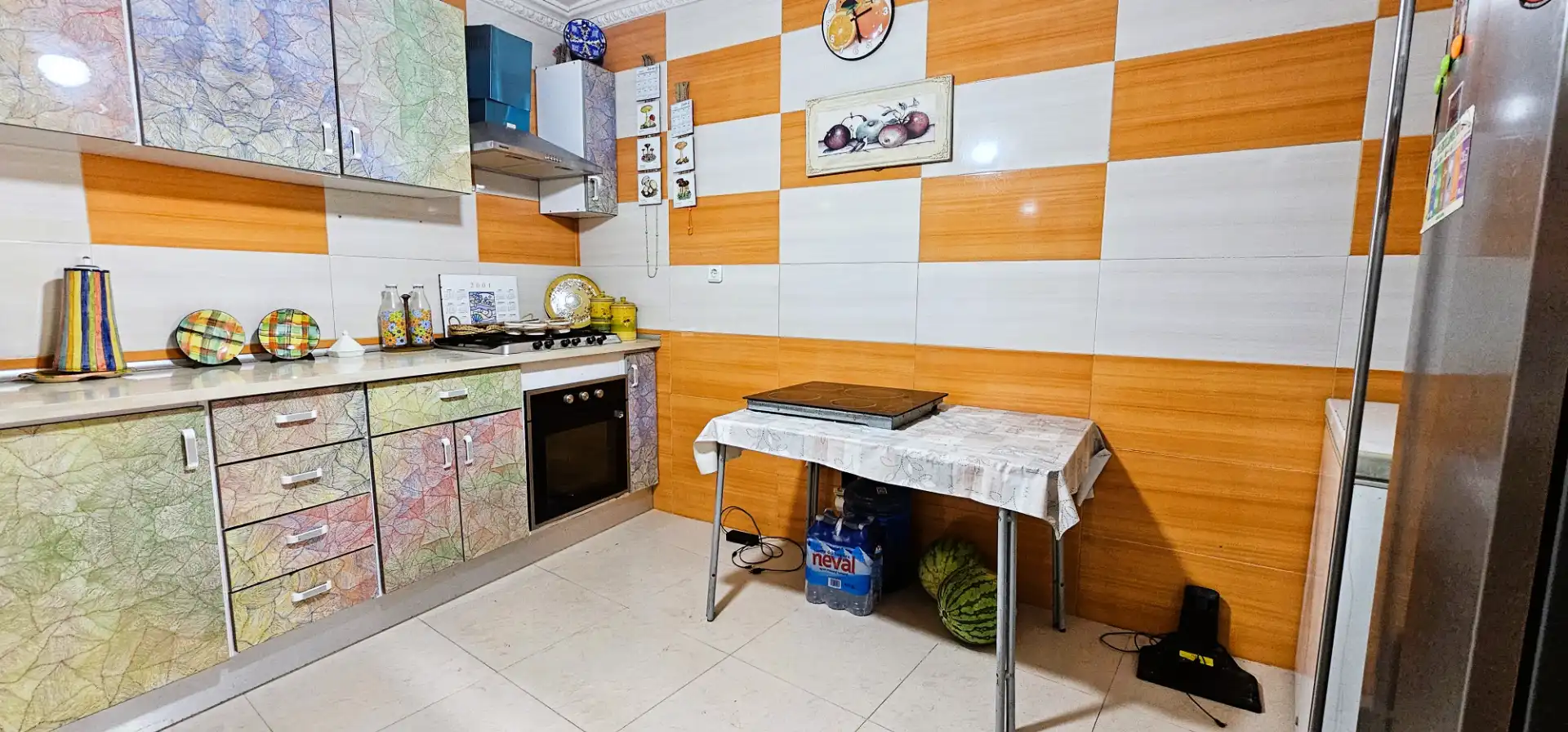 Küche von Einfamilien-Reihenhaus zum Verkauf in Totana mit Terrasse, Abstellraum und Möbliert