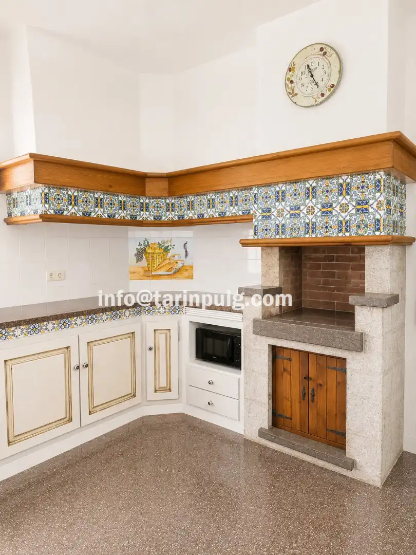 Cocina de Casa o chalet en venta en Begues con Aire acondicionado, Calefacción y Jardín privado