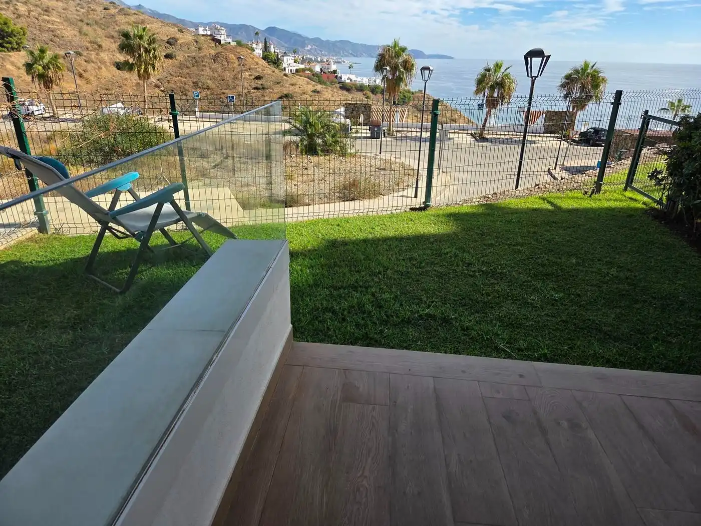 Jardí de Apartament de lloguer en Torrox amb Aire condicionat, Calefacció i Terrassa
