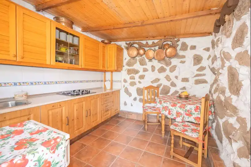 Kitchen of Flat for sale in Guía de Isora  with Terrace, Storage room and Furnished