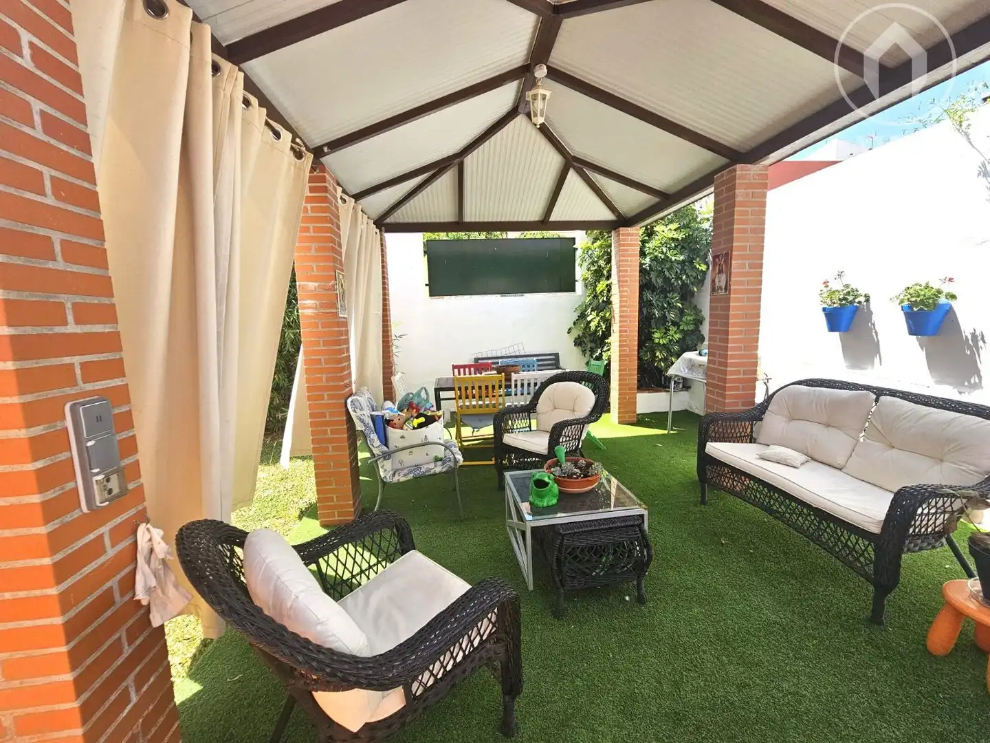 Terraza de Casa adosada en venta en Alhaurín de la Torre con Aire acondicionado y Amueblado