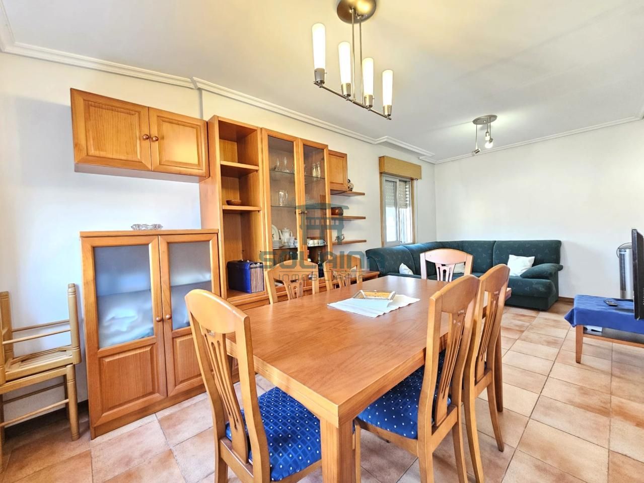 Dining room of Flat for sale in Ourense Capital   with Heating and Furnished