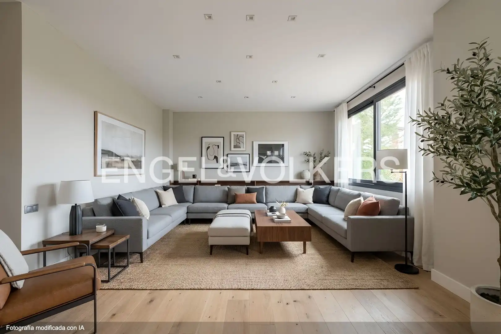 Sala d'estar de Casa o xalet en venda en Cabrils amb Aire condicionat, Calefacció i Parquet