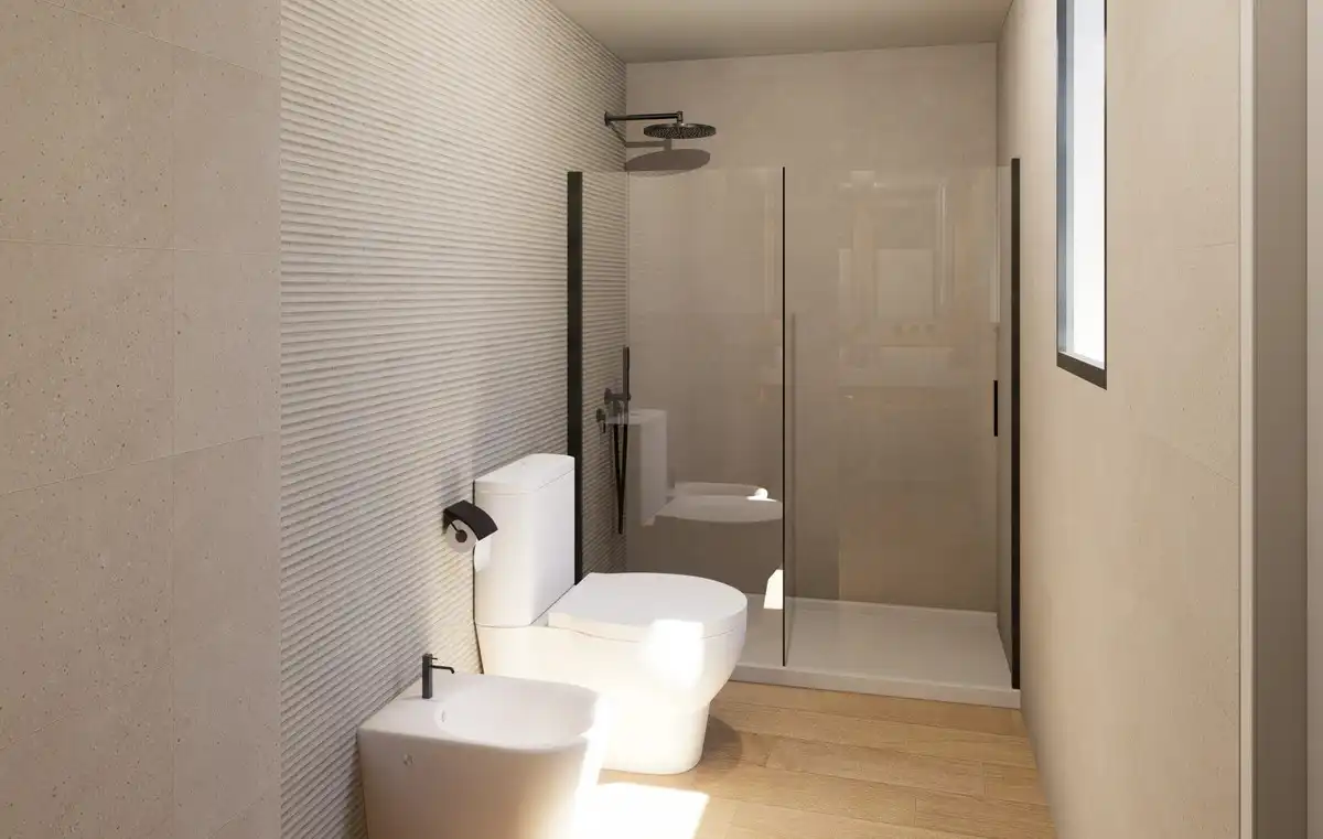 Badezimmer von Maisonette zum Verkauf in Marbella mit Terrasse und Abstellraum