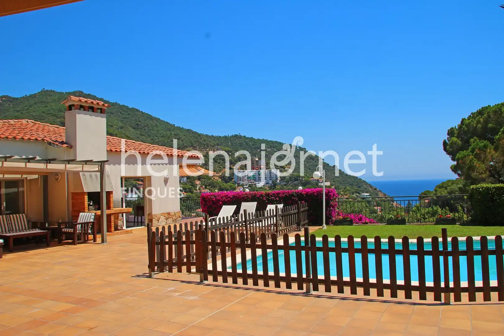 Terraza de Casa o chalet en venta en Llagostera con Calefacción y Piscina
