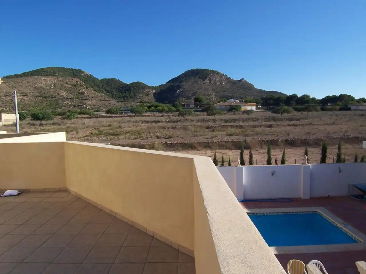 Terrassa de Casa o xalet en venda en Cartagena amb Calefacció, Jardí privat i Terrassa