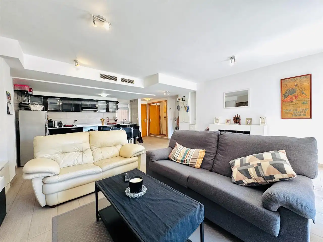 Sala de estar de Piso en venta en Villajoyosa / La Vila Joiosa con Aire acondicionado y Terraza
