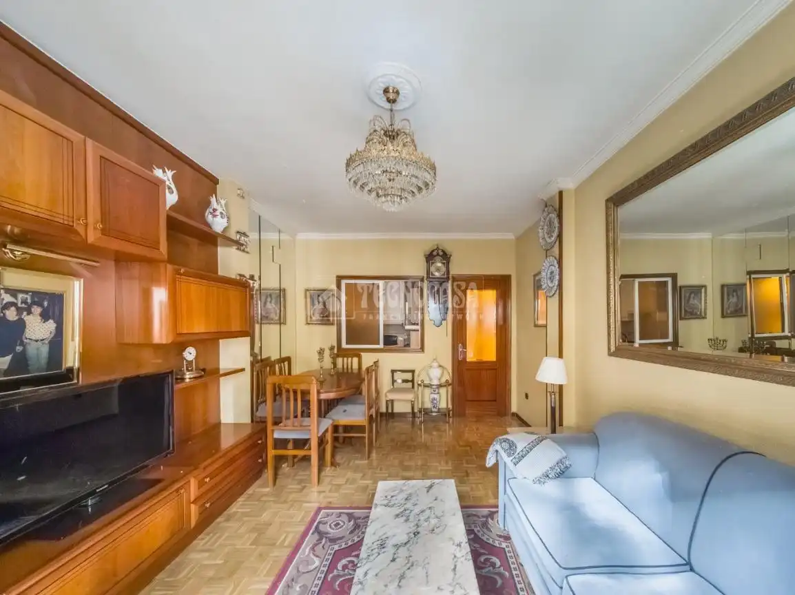 Sala de estar de Piso en venta en Madrid con Aire acondicionado, Calefacción y Balcón