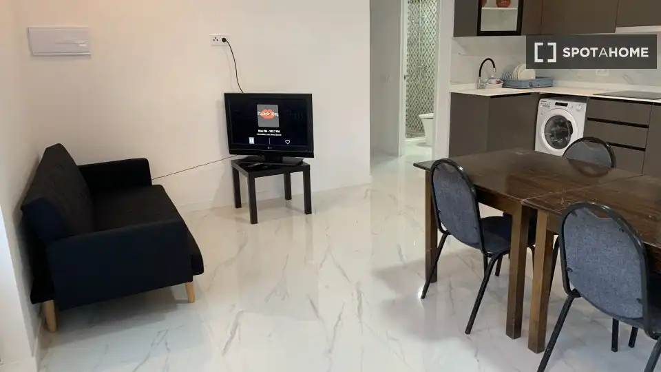 Living room of Flat for rent in Sagunto / Sagunt  with Air Conditioner, Heating and Furnished