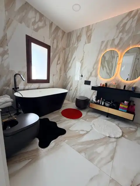 Baño de Casa o chalet en venta en Las Ventas de Retamosa con Aire acondicionado, Calefacción y Jardín privado