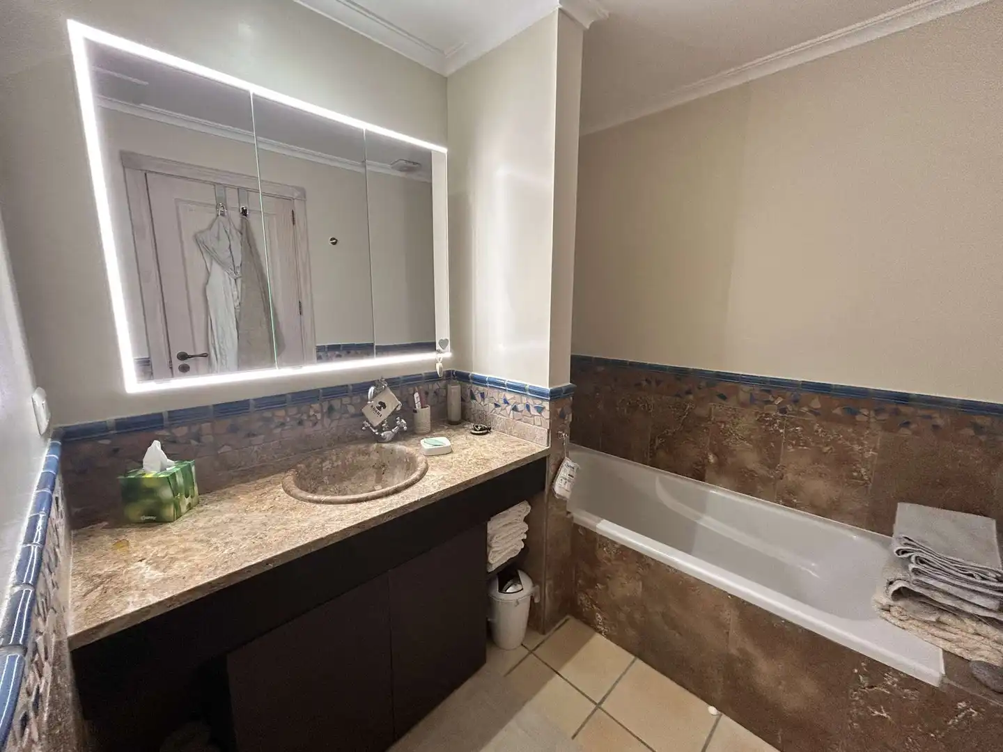 Badezimmer von Wohnung zur Miete in Calvià mit Klimaanlage, Terrasse und Möbliert