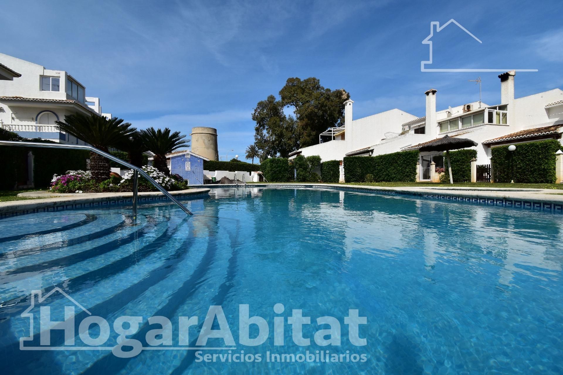 Swimming pool of Attic for sale in Dénia  with Air Conditioner, Private garden and Terrace