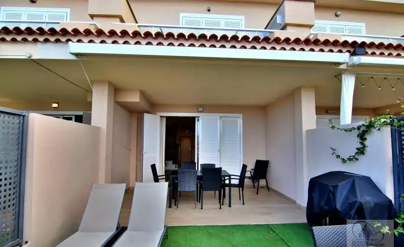 Terraza de Casa o chalet en venta en Santiago del Teide con Alarma y Piscina comunitaria