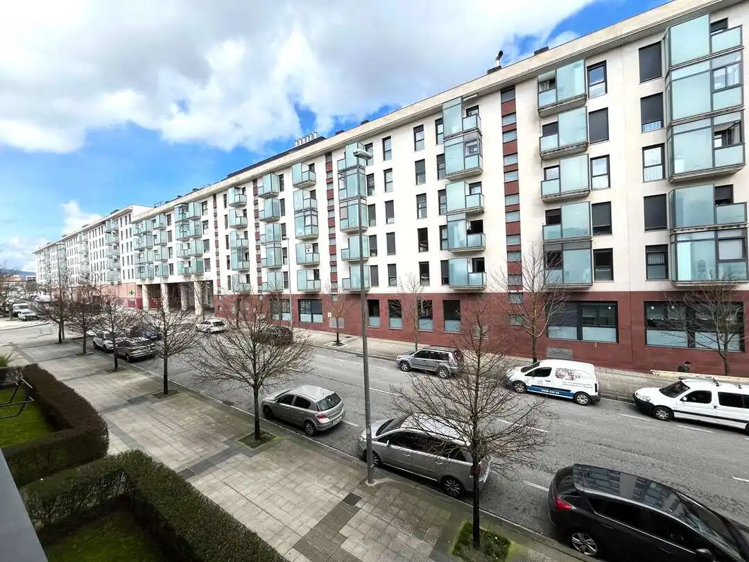 Vista exterior de Piso en venta en  Pamplona / Iruña con Calefacción, Jardín privado y Trastero