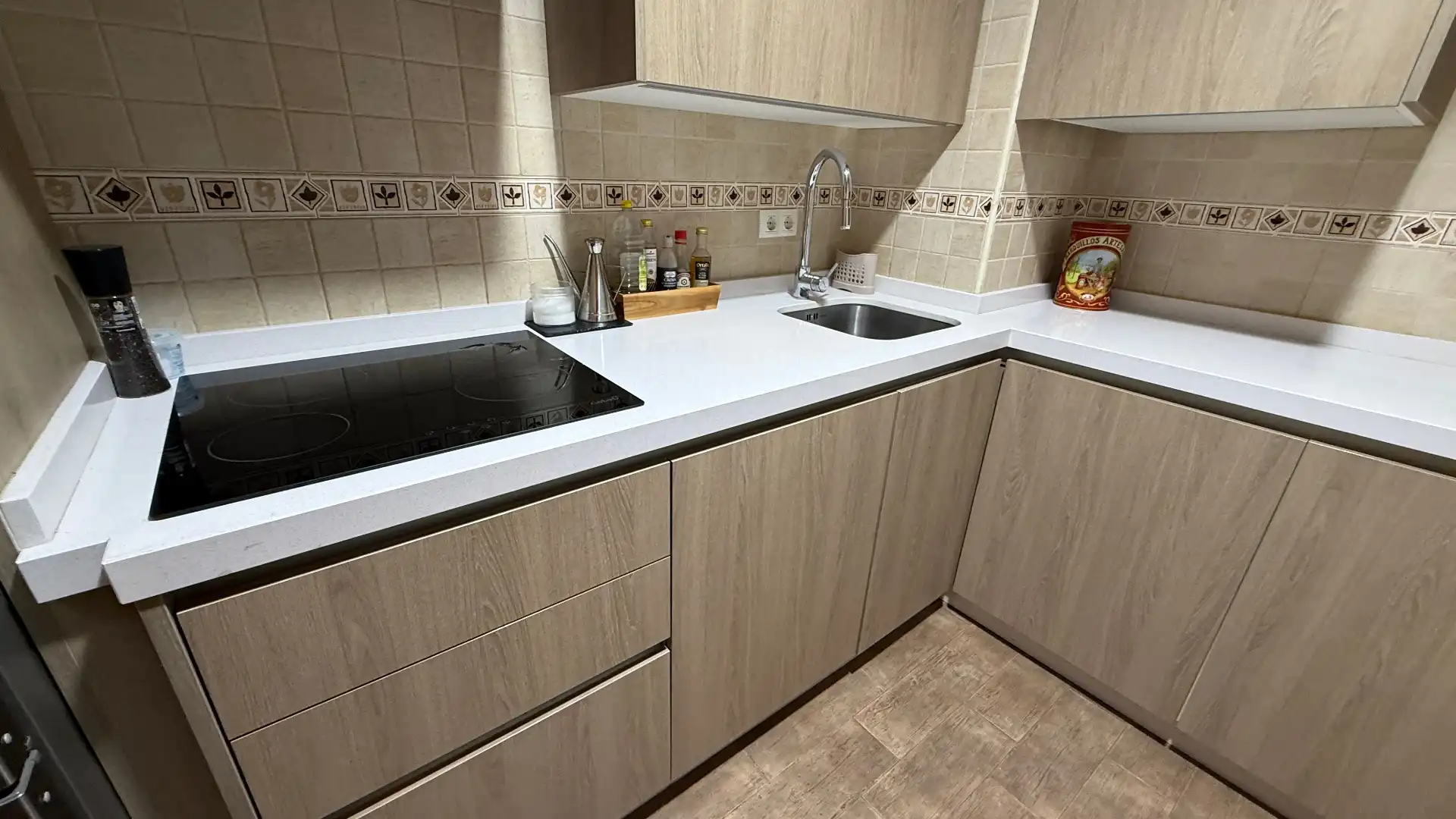 Cocina de Piso en venta en Chinchilla de Monte-Aragón con Calefacción, Parquet y Lavadora