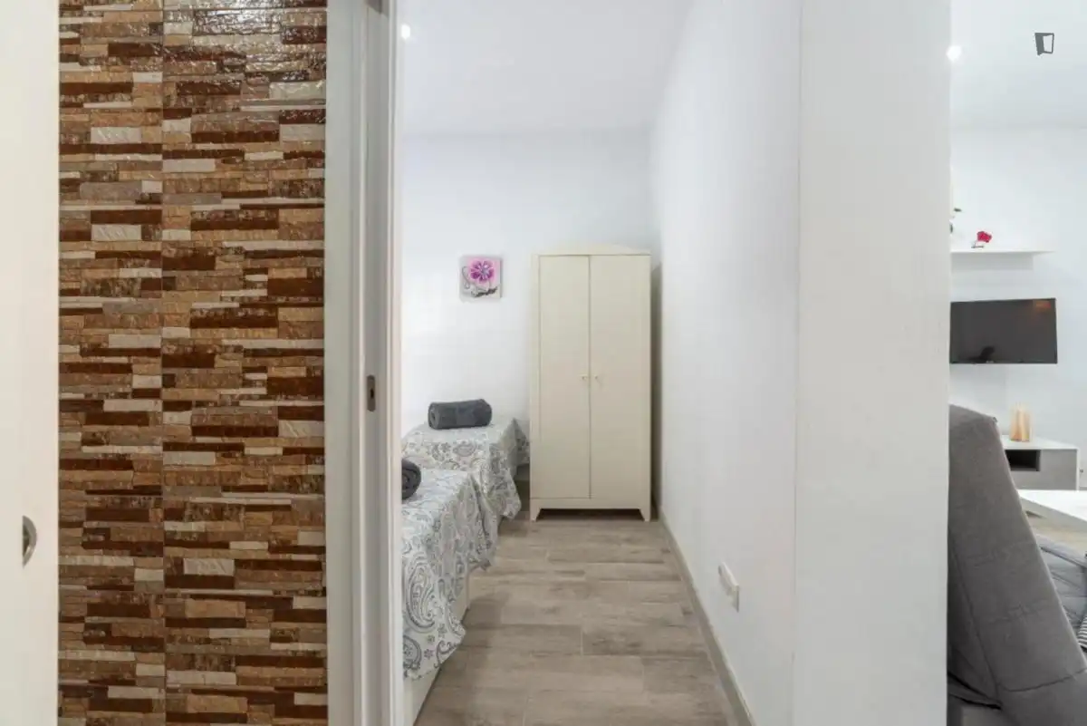 Schlafzimmer von Wohnungen zur Miete in Málaga mit Klimaanlage, Möbliert und Ofen