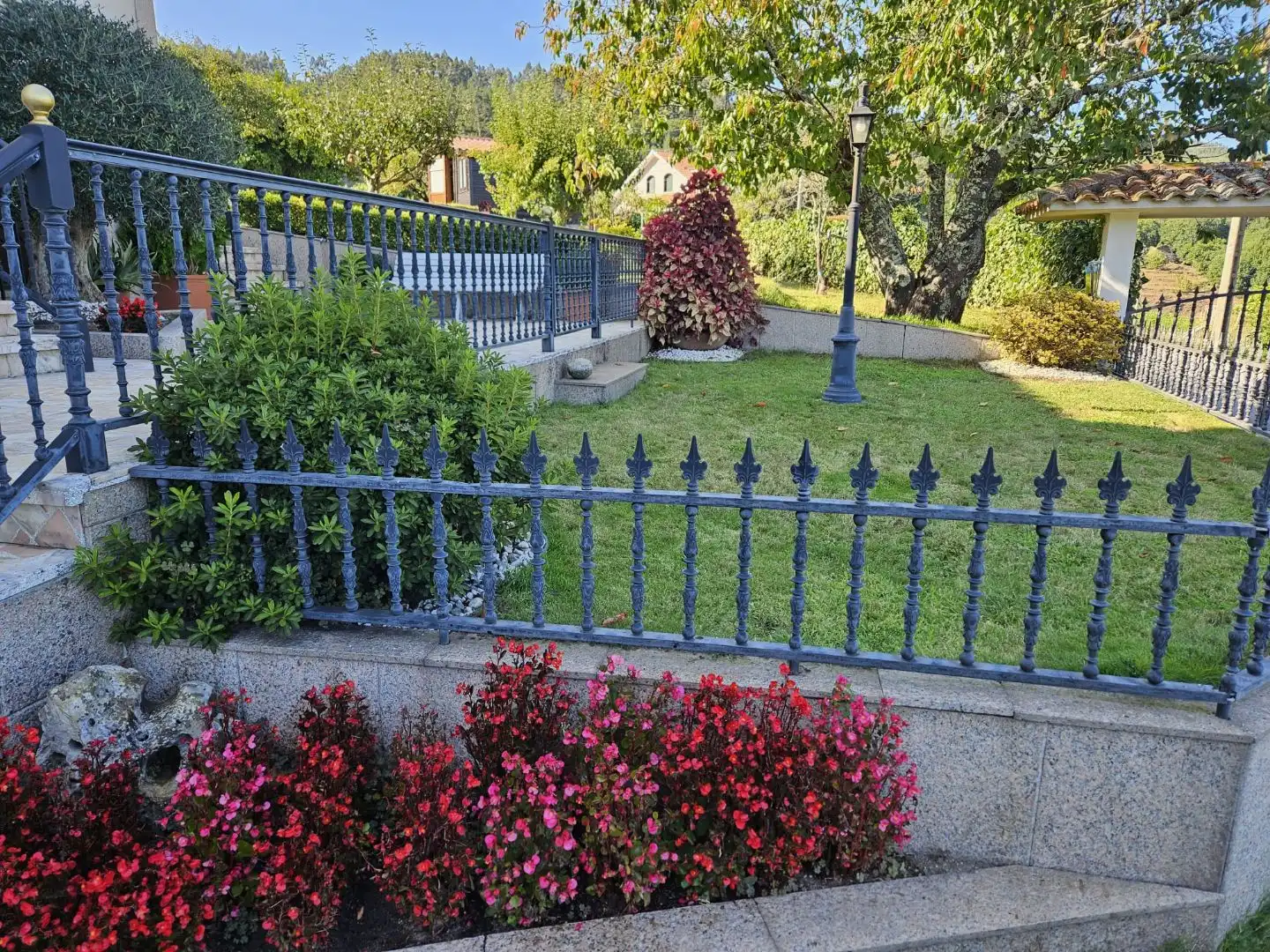 Jardí de Casa o xalet en venda en Campo Lameiro amb Piscina
