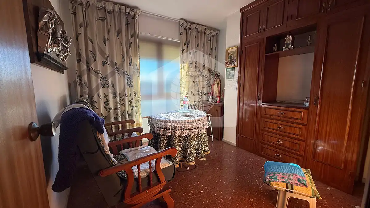 Bedroom of Flat for sale in Málaga  with Terrace and Furnished