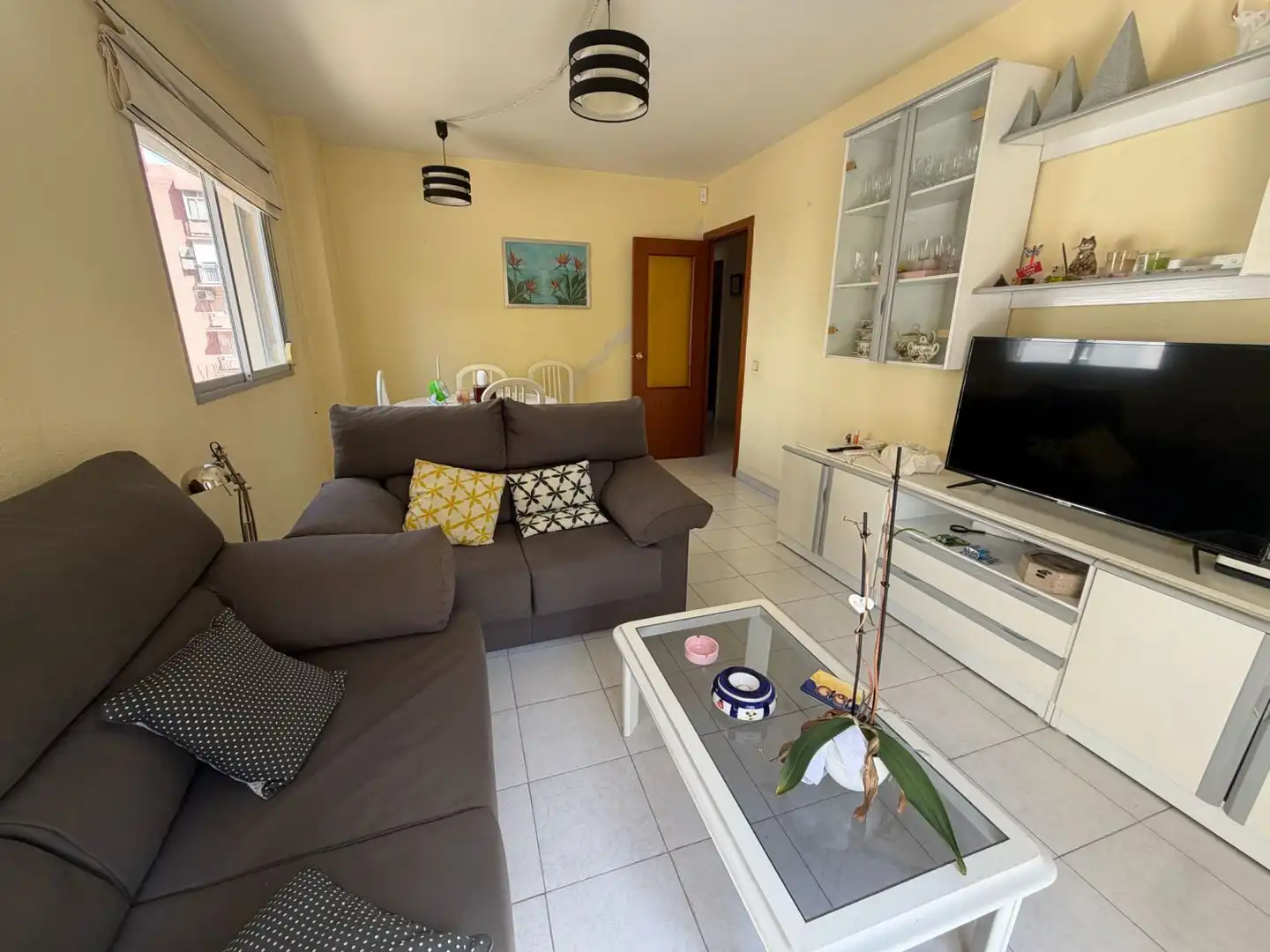 Wohnzimmer von Wohnung zum Verkauf in Torremolinos mit Klimaanlage, Heizung und Terrasse