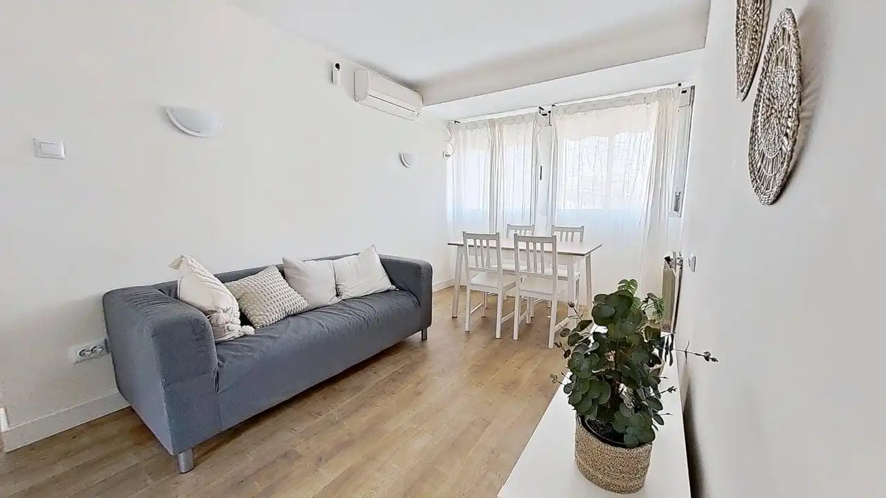 Sala d'estar de Pis de lloguer en Madrid amb Aire condicionat i Calefacció
