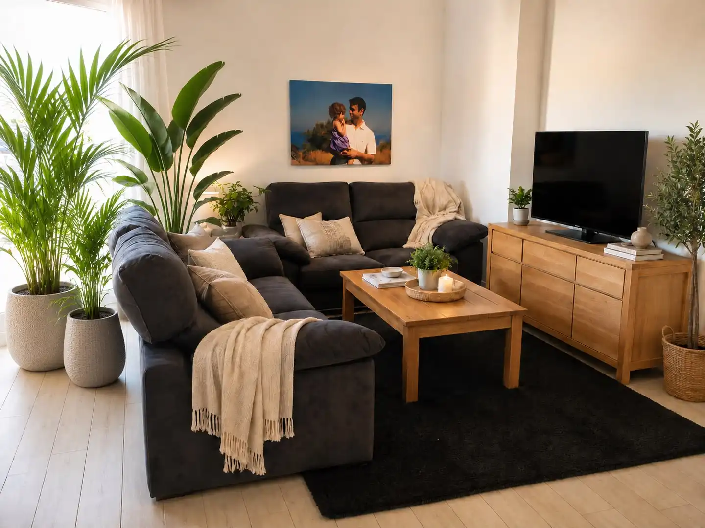 Living room of Attic for rent in Alcalá de Guadaira  with Heating, Terrace and Storage room