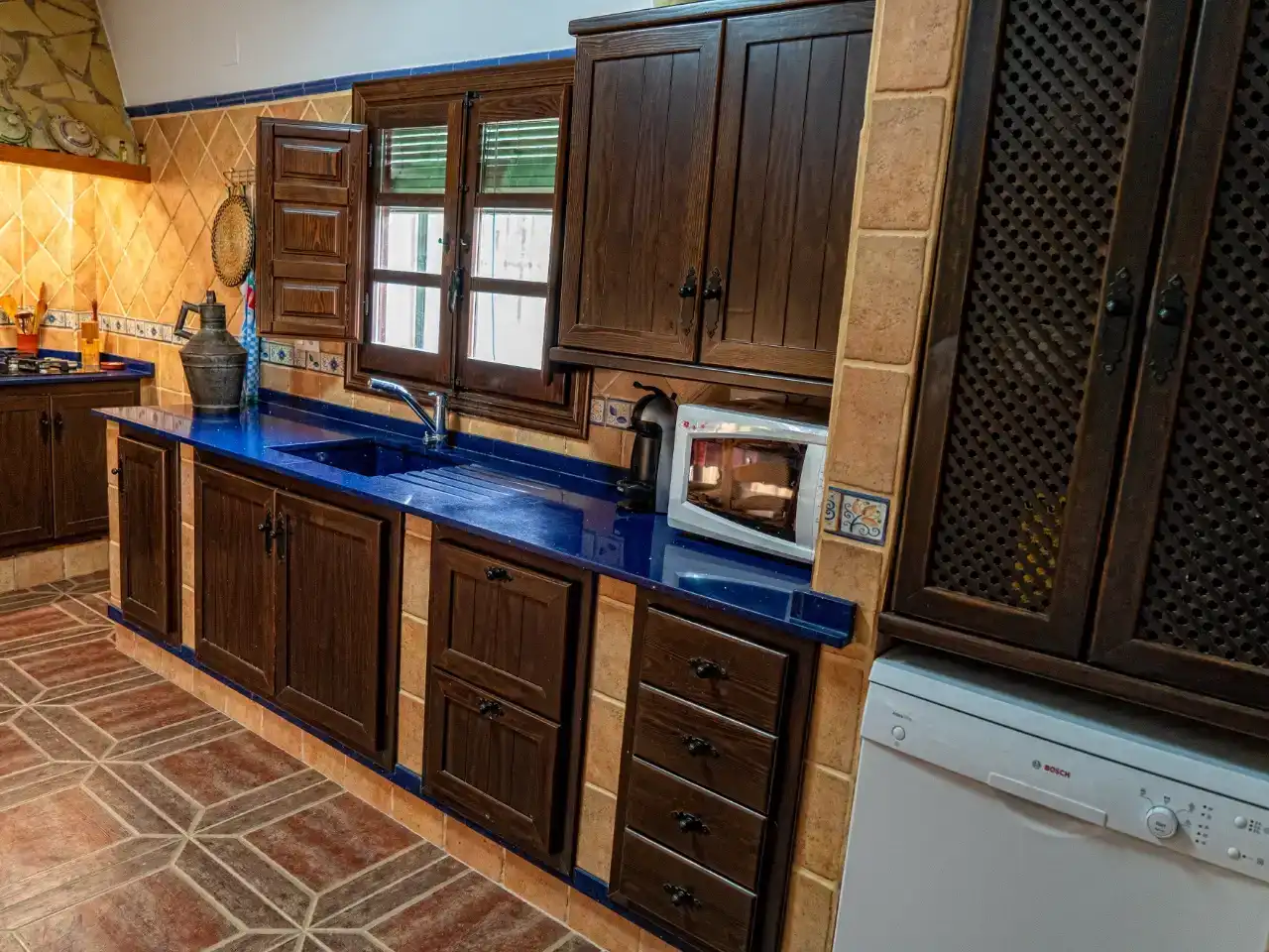 Kitchen of Houses for rent in Iznájar  with Private garden, Storage room and Swimming Pool
