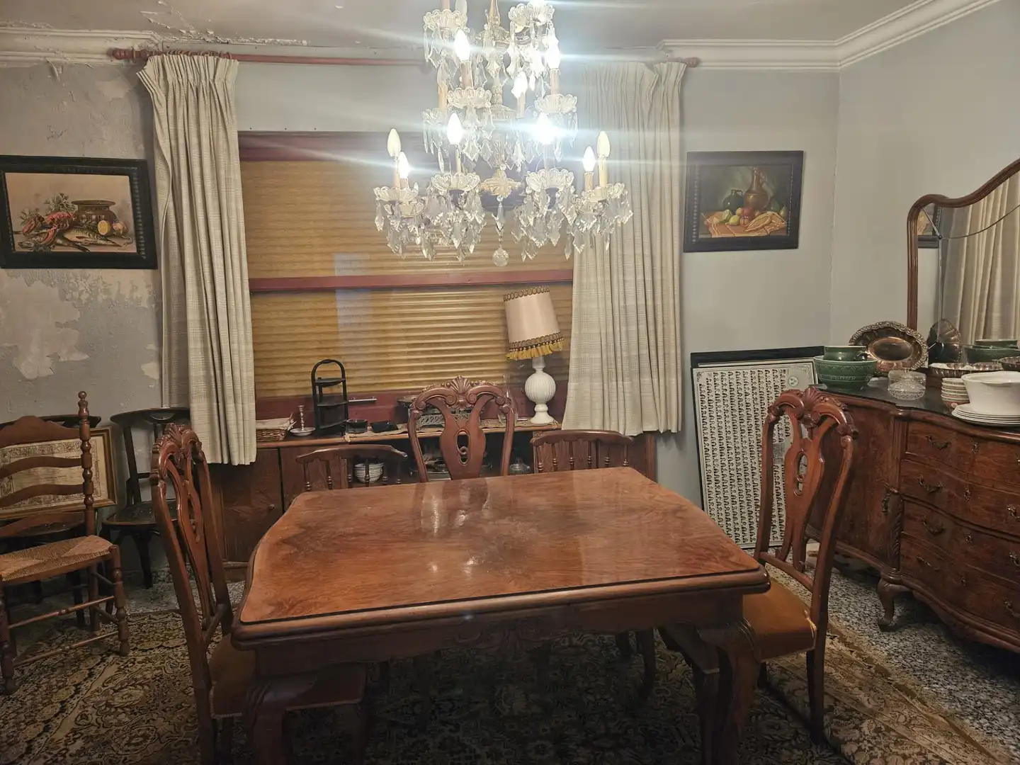 Dining room of Houses for sale in Oliva  with Air Conditioner, Heating and Storage room