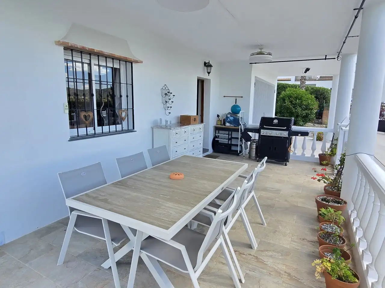 Terraza de Casa o chalet en venta en Alcaucín con Aire acondicionado y Piscina