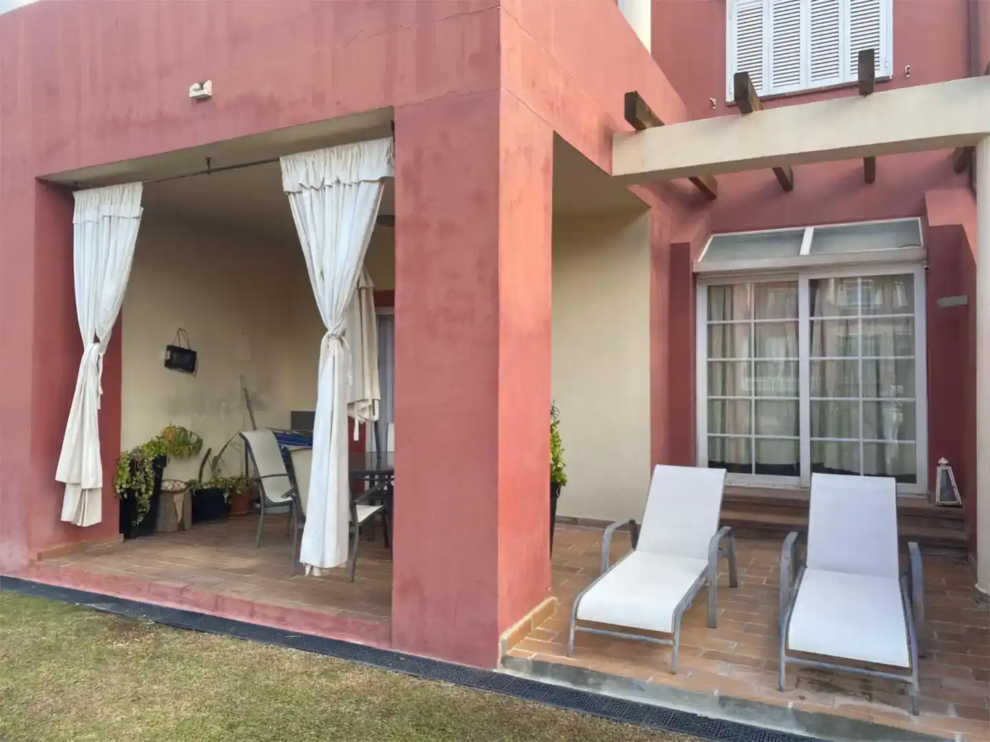 Terrace of Flat for rent in Sotogrande  with Air Conditioner, Private garden and Storage room