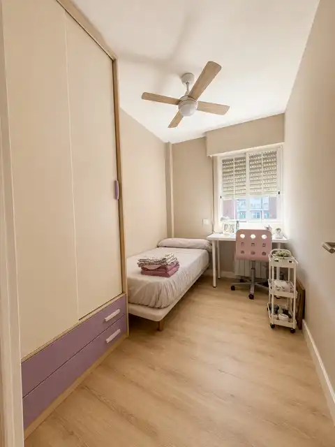 Bedroom of Flat for sale in Madrid  with Heating, Parquet flooring and Oven