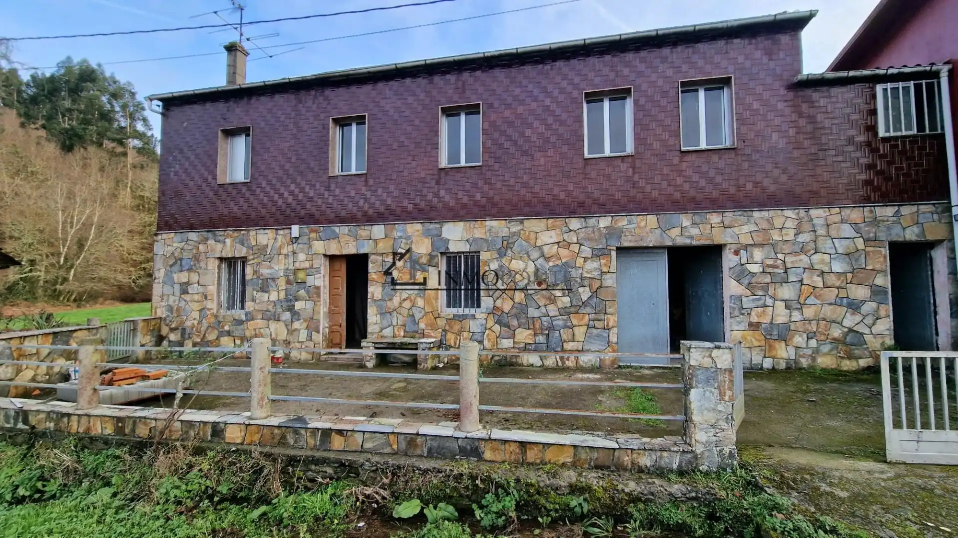 Vista exterior de Casa adosada en venta en Forcarei con Jardín privado