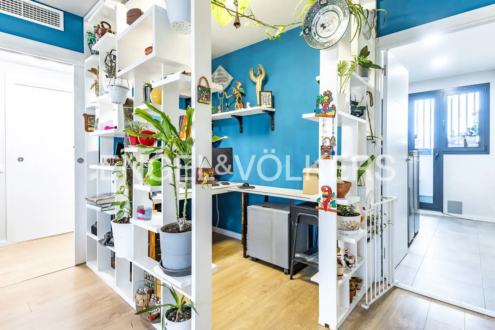 Cocina de Ático en venta en Sant Adrià de Besòs con Aire acondicionado, Calefacción y Parquet