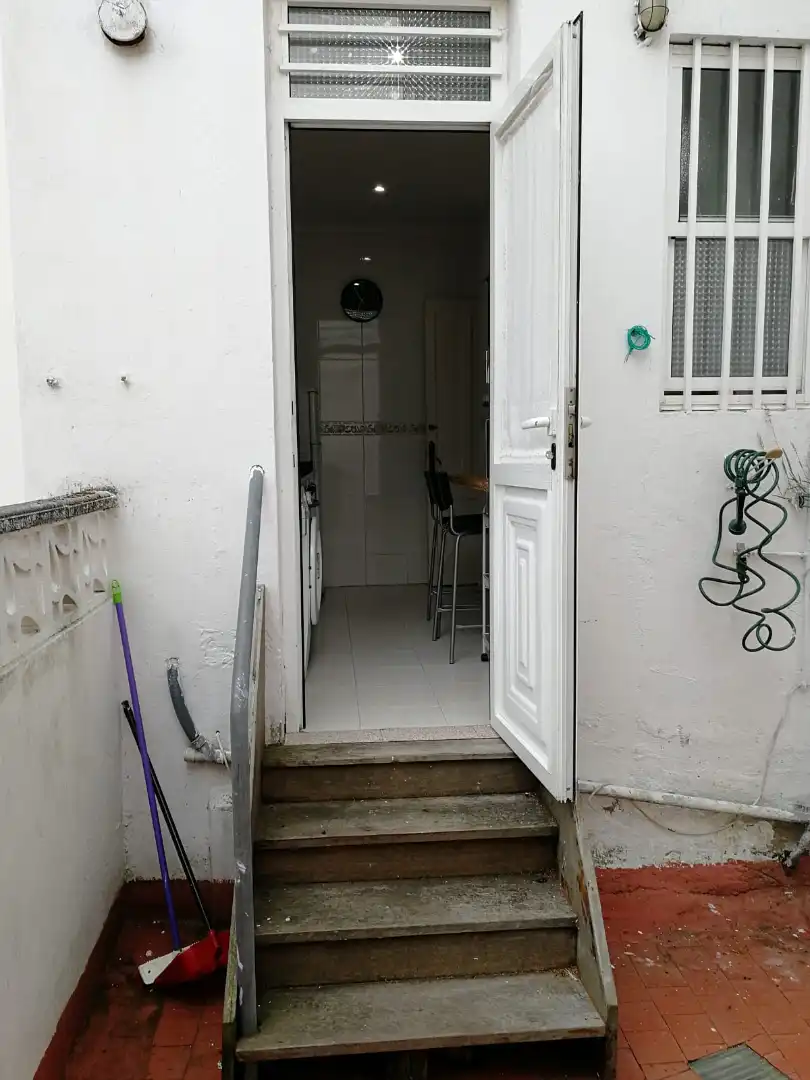 Kitchen of Flat for rent in Ferrol  with Furnished, Oven and Microwave