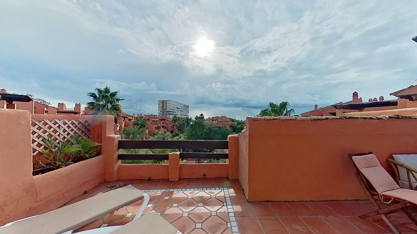 Garden of Attic for sale in Marbella  with Terrace, Storage room and Furnished