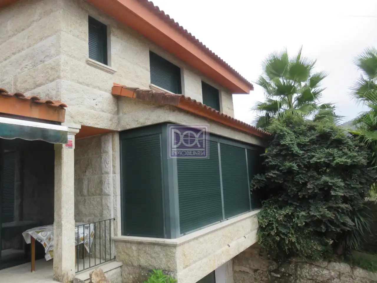 Vista exterior de Casa o xalet en venda en Mondariz-Balneario amb Calefacció, Jardí privat i Terrassa
